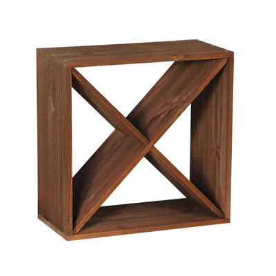 Produktbild von Weinregal 50 cm, Modul X, Holz, Braun