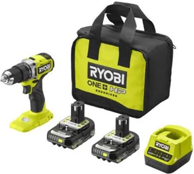 Produktbild von Ryobi one+ HP RPD18C-220S 18V 2x 2.0AH Akku Brushless Schlag­bohr­schrau­ber SET