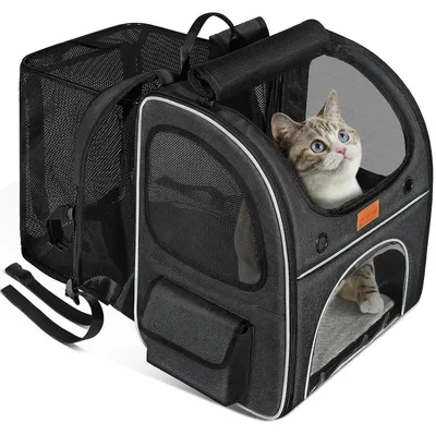 Productafbeelding van Huisdierrugzak kat - Kattenrugzak - 35 x 30 x 42 cm - Waterdicht - Tot 8 kg