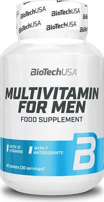 Obrázok produktu pre Multivitamin, 60 tablets, for men, BIOTECH USA