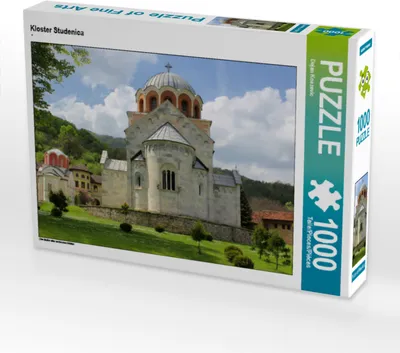 Produktbild von CALVENDO Puzzle Kloster Studenica | 1000 Teile Lege-Größe 64x48cm Foto-Puzzle für glückliche Stunden