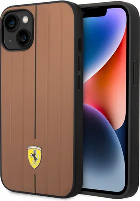 Immagine prodotto di Custodia Ferrari per iPhone 14 e 13 - Giallo