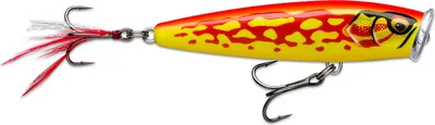 Produktbild von Rapala Skitter Pop Elite SPE95 Gilded Popper, Farbe:Orange Frog, Länge cm:9.5
