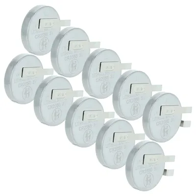 Produktbild von vhbw 10x Li-Ion Knopfzellen-Akku Ersatz für Maxell CR2050HR 350mAh 3V kompatibel mit Modellbau-Akkus, Solar-Leuchten uvm.