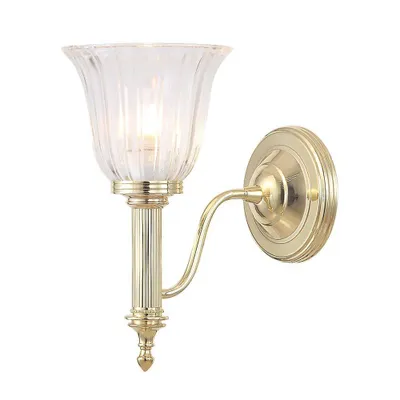 Produktbild von Elstead Carroll LED Wandleuchte G9 Poliertes Messing IP44