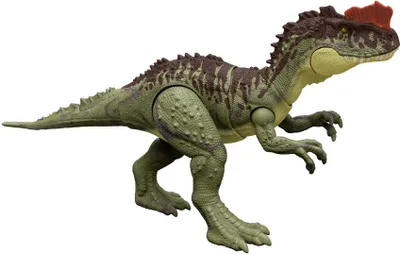 Produktbild von Jurassic World Actionfigur Massive Action Yangchuanosaurus, 36 cm breit, mit AR-Funktionen, realistischer Anatomie, authentischen Farben & Texturen, erweiterter Beweglichkeit und dramatischer Attacke, für Kinder ab 4 Jahren, kompatibel mit Jurassic World Facts App.