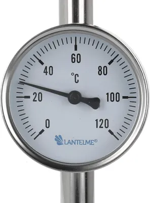 Produktbild von Anlegethermometer 0-120 °C Heizung Rohre Temperaturmessung Thermometer für Klima Sanitärtechnik Kalt- Warmwasser Heizungsthermometer