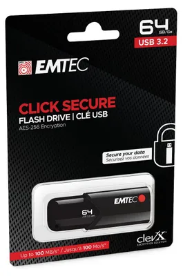 Produktbild von Emtec ECMMD64GB123 B120 64 GB Stick, 100MB/s Lesen, 20MB/s Schreiben