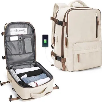 Immagine prodotto di Borsa da viaggio impermeabile - Design impermeabile con porta USB - Adatta al trasporto in aereo - Dimensioni 40x20x25 cm