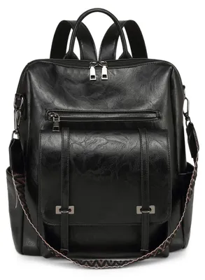 Produktbild von Omgoods – Elegante Damen-Rucksack aus Kunstleder mit Diebstahlschutzfunktion