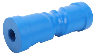 Produktbild von 7,5 Zoll selbstzentrierende Bootsanhängerrolle PolyurethanMaterial Kielbogenanschlag für 24-mm-Welleninstallationshalterung