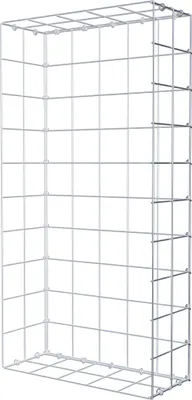 Produktbild von Anbaugabione Typ 2 100 cm x 20 cm x 50 cm (L x H x T), Maschenweite 10 cm x 10 cm, C-Ring