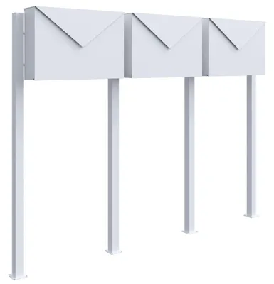 Produktbild von Briefkastenanlage Letter for Three in Weiß