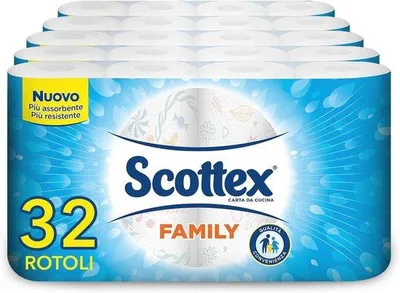 Produktbild von Sanftes und nachhaltiges Küchenpapier - 32 Rollen, absorbierend und