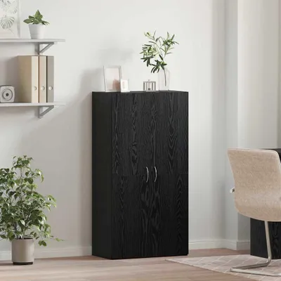 Produktbild von Möbel Büroschrank Schwarze Eiche 60 x 32 x 115 cm Holzwerkstoff - Aktenschränke 879638