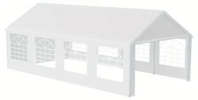 Produktbild von Partyzeltt – Gartenpavillon – Festzelt – Gartenzelt – Überdachung – Wasserdicht – Robuster Stahlrahmen – 4 x 8 Meter