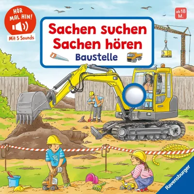 Produktbild von Hör mal hin - Sachen suchen, Sachen hören: Baustelle