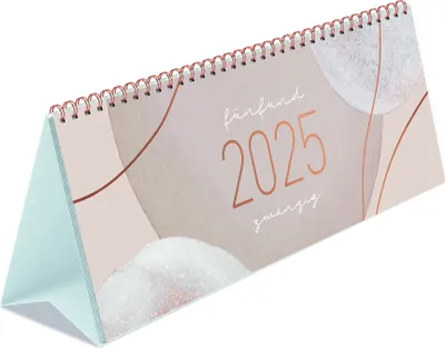 Produktbild von Tischkalender 2025 [Rosé] mit Aufsteller
