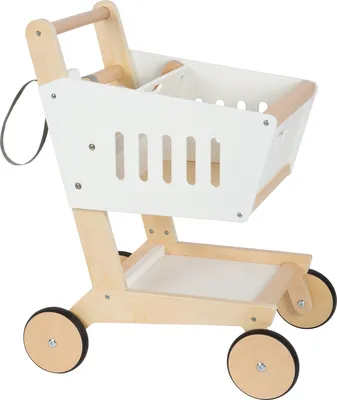 Immagine prodotto di Carrozzina in legno per bambini con accessori