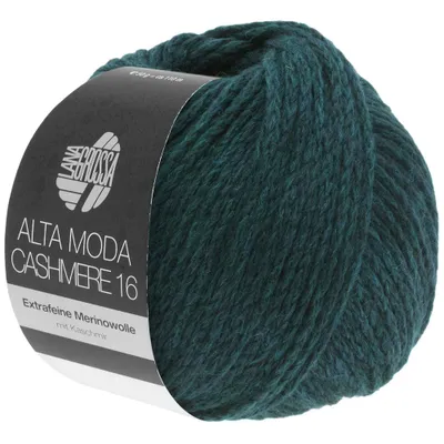 Produktbild von Lana Grossa ALTA MODA Cashmere 16 50 g supersoftes Kettengarn aus extrafeiner Wolle mit Kaschmir 110 m Farbe 037 - Dunkelpetrol