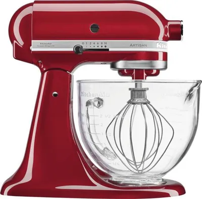 Produktbild von Kitchenaid Küchenmaschine 5KSM156ECA Artisan Apfelrot 300 Watt