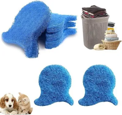 Obrázek produktu pro Plastové kartáčky na odstranění zvířecích chlupů – 5 kusů (modré)
