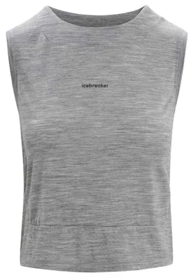 Produktbild von Icebreaker Merino Zoneknit Tanktop Metro hthr Damen Grau, Grösse:M
