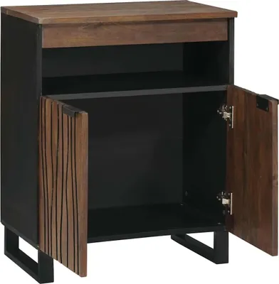 Zdjęcie produktu dla vidaXL Kredens brązowy 60 x 33 x 75 cm lite drewno mango