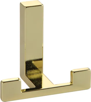 Produktbild von Siro Garderobenhaken Aiden L= 61 mm LA= 32 mm Messing glänzend