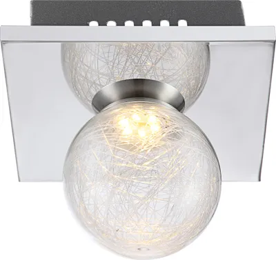 Produktbild von Globo Sakeka Wandleuchte Chrom, 1xLED; 56864-1