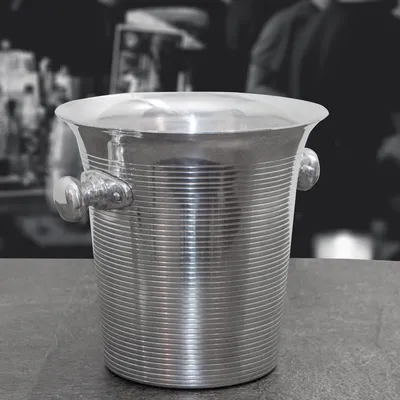Produktbild von Flaschenkühler, Sektkühler, Aluminium, Geriffelt