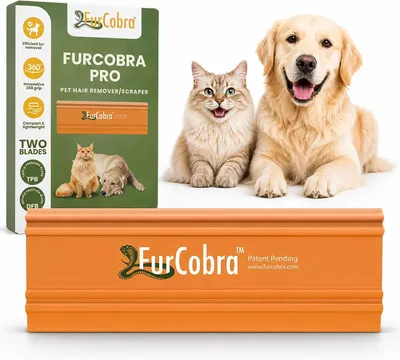 Productafbeelding van Dierenhaarverwijderaar - 11 cm - voor honden- en kattenharen - voor auto en bank - compact