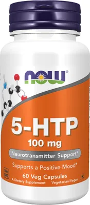 Produktbild von Now Foods 5-HTP 100mg (60) Standard - Vitamine,  Mineralien & Gesundheit - 5-HTP