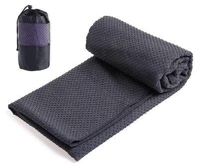 Produktbild von Mikrofaser Yoga Handtuch - Rutschfeste Fitness Handtuch für Yoga