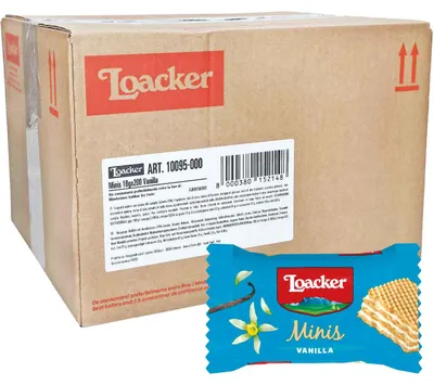 Produktbild von Loacker Minis Vanilla 200x10g