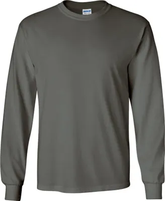Produktbild von Gildan Ultra Herren T-Shirt mit Rundhalsausschnitt, langärmlig BC477 (2XL) (Kohlegrau)