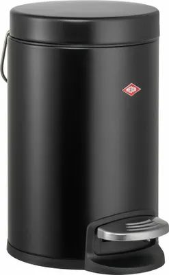 Produktbild von Wesco Kosmetikeimer 113, Badmülleimer, Abfalleimer, Stahlblech pulverbeschichtet, Schwarz Matt, 3 Liter, 113022-73