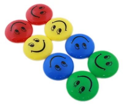 Zdjęcie produktu dla Ag348 Magnesy Na Lodówkę Uśmiech 8 Szt.