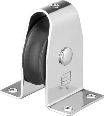 Produktbild von Sprenger Stehblock Gleitlager Umlenkrolle 6 mm - 1 Rolle 300 kg belastbar, 1200 kg Bruchlast