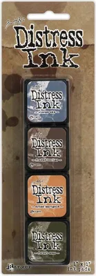 Produktbild von Ranger Distress Ink Mini Kit 9 Stempelkissen Vintage Effekt