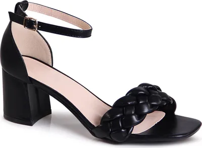Produktbild von topschuhe24 2757 Damen Riemchen Sandaletten Sandalen Knoten, Farbe:Schwarz, Größe:38 EU
