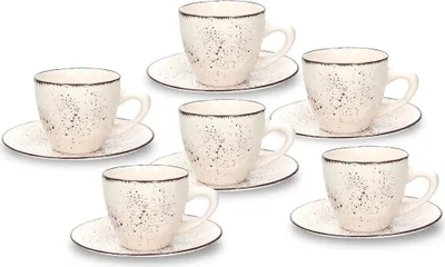 Produktbild von Tognana Porcellane LS185015667, Set, 0,095 l, Beige, Steingut, Kaffee, Rund