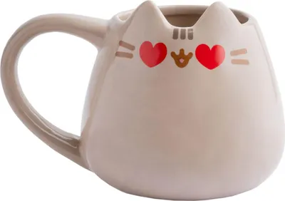 Immagine prodotto di Tazza 3D Pusheen Occhi a Cuore – 350 ml
