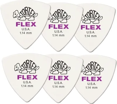 Produktbild von Dunlop 456P 1.14 Tortex Flex Triangle Plektrum