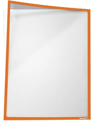Zdjęcie produktu dla Kieszeń informacyjna z magnesem na format A3, 435 x 312 mm (pionowo/poziomo), opakowanie = 5 sztuk, pastelowe