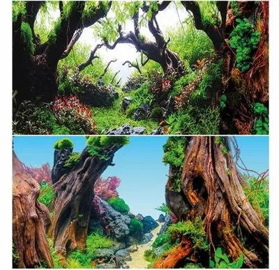 Productafbeelding van Hobby Foto Achterwand Green Dream/Wooden Sky Zelfklevend 120X50