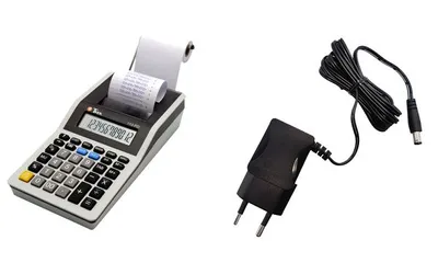 Produktbild von TWEN druckender Tischrechner 110 PD, grau/schwarz