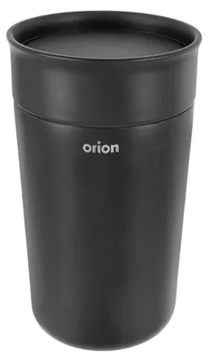 Immagine prodotto di Tazza termica da viaggio in acciaio inox, nera, 350 ml
