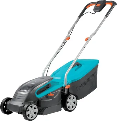 Produktbild von Gardena Akku-Rasenmäher Set PowerMax Li-18/32, Schieberasenmäher, 230 m², 32 cm, 2 cm, 6 cm, Rotorblätter
