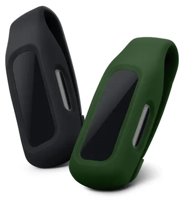 Produktbild von kwmobile 2x Silikon Fitnesstracker Halterung für Fitbit Inspire 3 / Inspire 2 / Ace 3 Clip Halter - Fitness Tracker Hülle für Sport - TPU Schutzhülle
